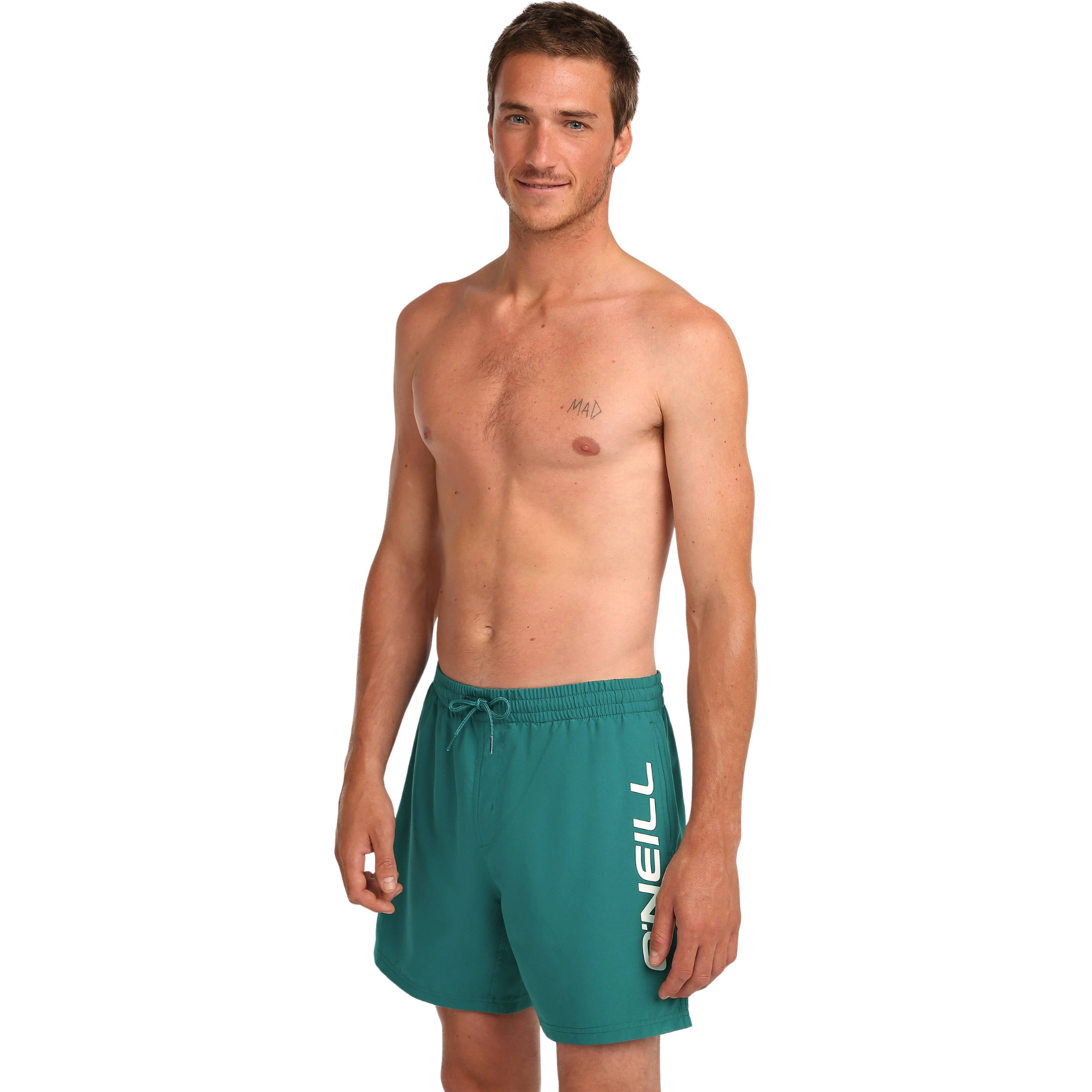 2026 Calções De Banho Masculinos « O'Neill » Com Logótipo « O'Neill », 40 Cm, 2800256 - Botanical Heat